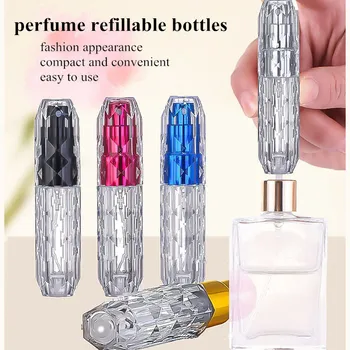 Navulbaar Parfum Verstuiver Hervulbare 5ml Plastic Draagbare Mini Vloeistof Spuit Container Fles Travel Parfum Dispenser Houder