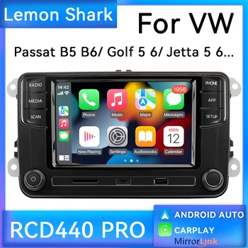 Noname RCD440 PRO Carplay Auto Radio-Auto Android Bluetooth-MIB Multimedia voor VW PQ Passat B5 B6 Golf MK5 MK6 Jetta 5 6 CC POLO