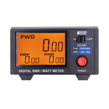 Origianl NISSEI DG-503 1.8-525Mhz Korte Golf UV Staande Golf Meter Power SWR Meter Digitale energiemeter