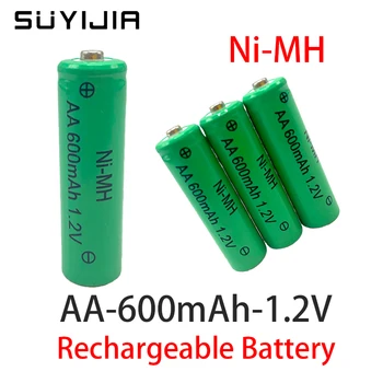 Originele AA 1, 2v 600mAh Ni-MH Oplaadbare Batterij voor de Camera, Microfoon Zaklamp Afstandsbediening MP3-Speler Elektrisch Scheerapparaat