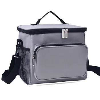 Oxford Geïsoleerd Lunch Bag met een Grote Capaciteit Outdoor PEVA Thermische Picknick Box met Schouderriem waterbestendig Koeler Pack