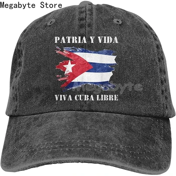 Patria Y Vida - Viva Cuba Libre Hoed, Verstelbare Vintage Baseball Cap Unisex Trucker Cap Vader Hoed