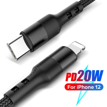 PD 20W USB-C Quick Charge Lader Kabel Voor iPhone 14 13 12 11 Pro Max XS XR 8 Plus Snel opladen van USB Type C Data Kabel 0.3/1/2M