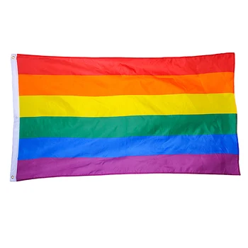 Polyester Regenboog Vlag Grote LGBT Pride Vlag Outdoor Banner (60*90 cm)
