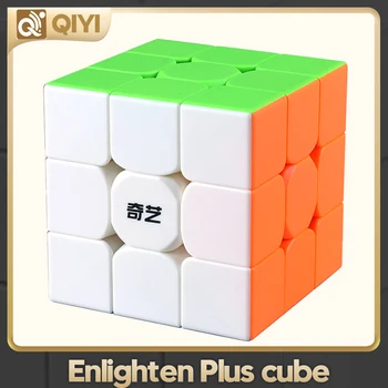 [QiYi QiMeng Plus 3x3x3 Magic cube] 9cm 90mm Snelheid Grote Kubus MoFangGe Stickerless Puzzel Educatief voor Kinderen Blokjes Speelgoed