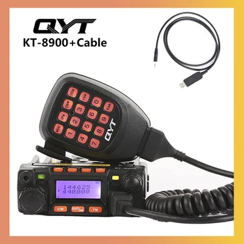 QYT KT-8900 Dual Band Qual Transceive 25w Kleur Scherm Mini Mobile Radio VHF/UHF 136-174/400-480MHz Auto Radio