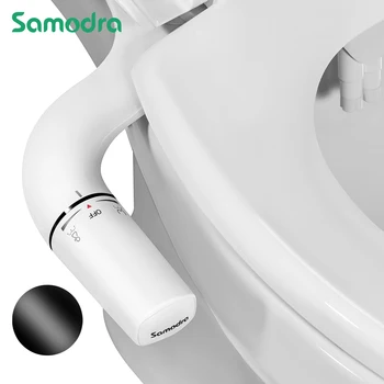 Samodra Toilet Bidet Sproeier Ultra-Slim bidet Wc-bril hygiënische douche Dual nozzle Vrouwelijke en Achter Wassen Bijlage Voor de Badkamer