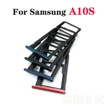 Sim-Kaart Lade SD Reader Houder Voor Samsung Galaxy A10S A107 A20S A207 A30S A307 A50S A507 SIM-Kaart Lade Slot Houder