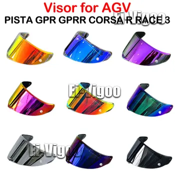Vizier voor AGV Race 3 Corsa Pista GPR GPRR Vizier motorhelm Zonneklep Shield Anti-Kras Vizier Motor Accessoires