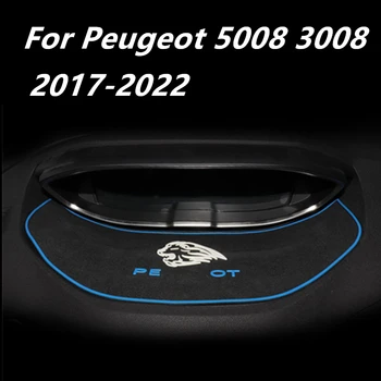 Voor Peugeot 3008 5008 2017-2021 2022 Auto Dashboard Meter Anti-vuil pad Non-slip Mat Opslag Pad Decoratie Interne Accessoires