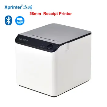 Xprinter Merk 58MM Mini Thermische Kassabon/Factuur Printer 90mm/s Speed Interface :Bluetooth+USB Kleur Wit