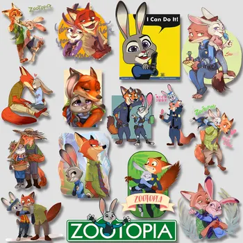 Zootopia Disney Film Klassieker Sticker Ijzer-op de Stickers voor Goedkope Kleren Makkelijk te Gebruiken Kledingstuk Accessoires DIY Appliques