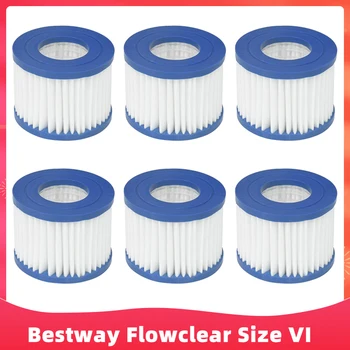 Zwembad Filter Voor Bestway Flowclear Grootte VI Vervanging van de filterpatroon voor de Lay-Z-Spa-Onderdelen - Miami Vegas Parijs